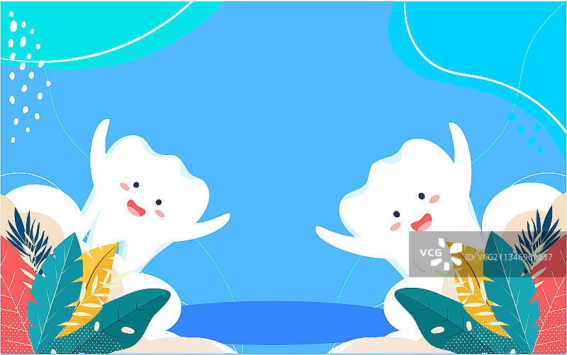 国际爱牙日刷牙插画牙齿健康口腔清洁海报图片素材