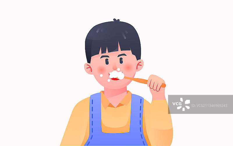 国际爱牙日刷牙插画牙齿健康口腔清洁海报图片素材