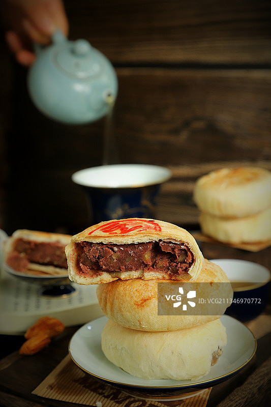 中秋节苏式月饼图片素材