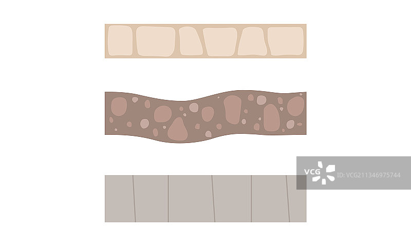 鹅卵石花园小径图片素材