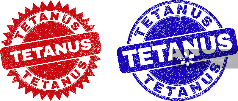 破损的圆形和花结形锈蚀密封圈图片素材