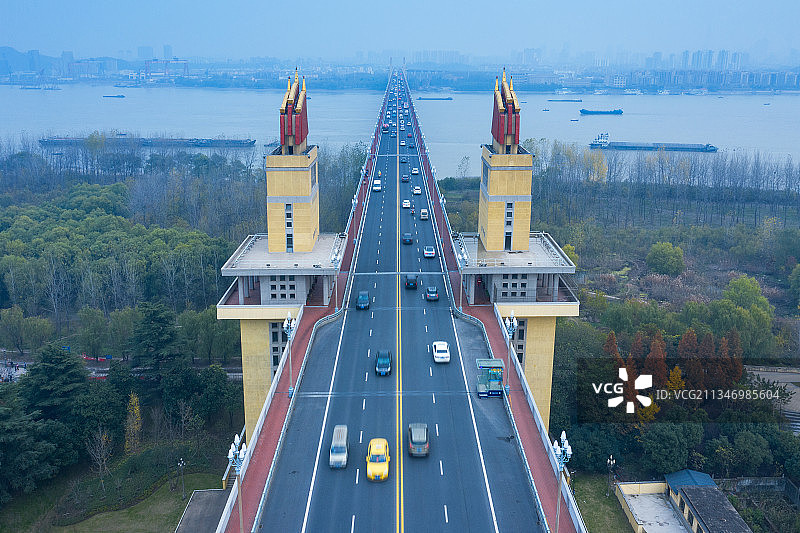 南京长江大桥图片素材