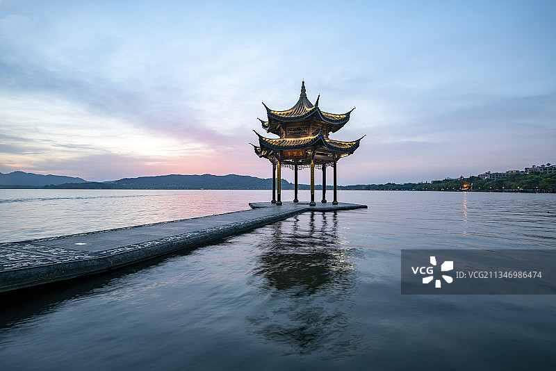 杭州湖滨公园图片素材