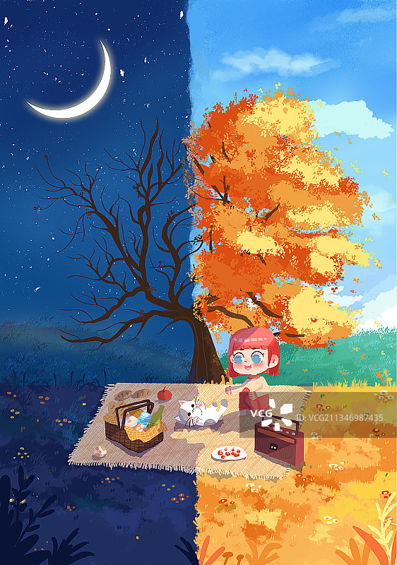 二十四节气-秋分图片素材