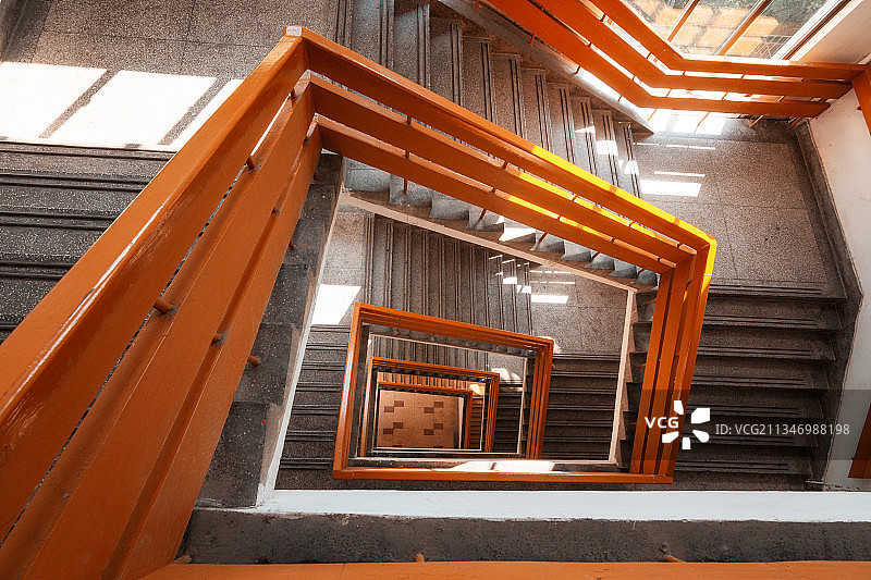 南京河海大学室内楼梯图片素材