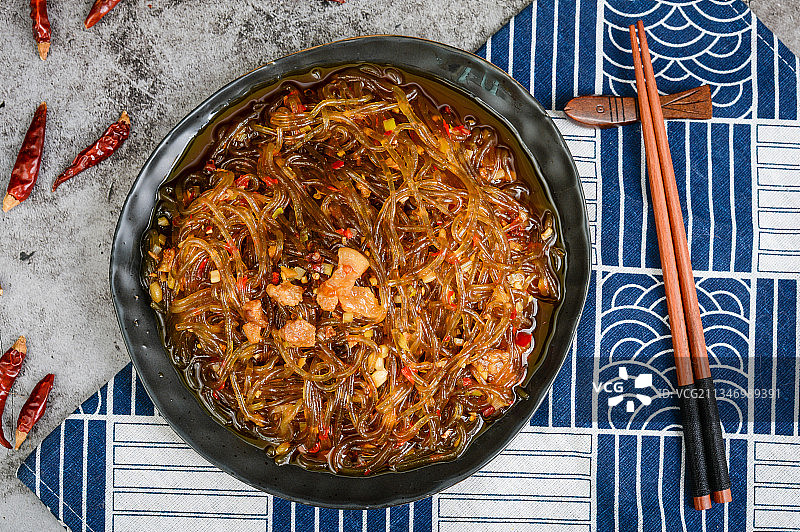 猪油渣红薯粉条图片素材