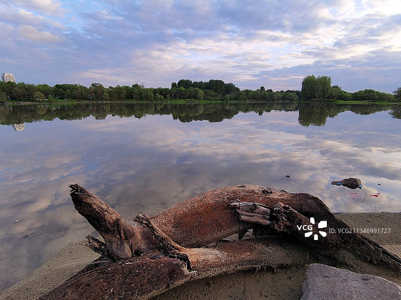 哈尔滨群力外滩公园图片素材