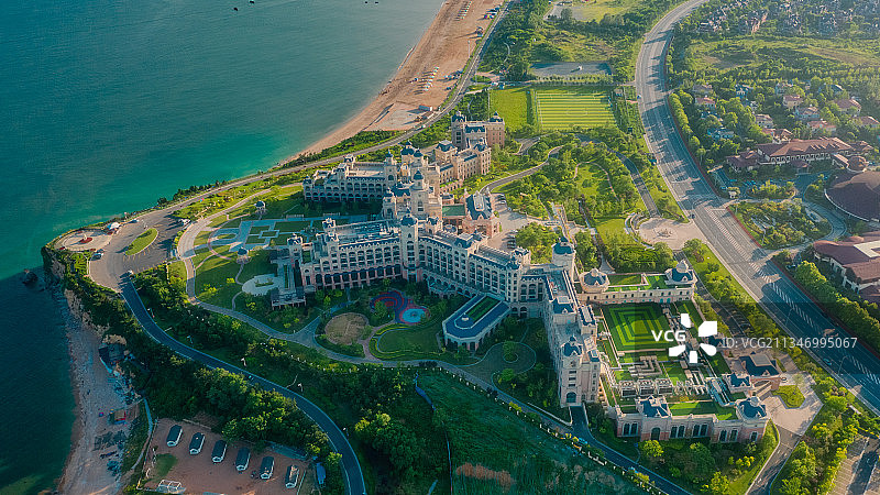 大连十里黄金海岸赶海图片素材