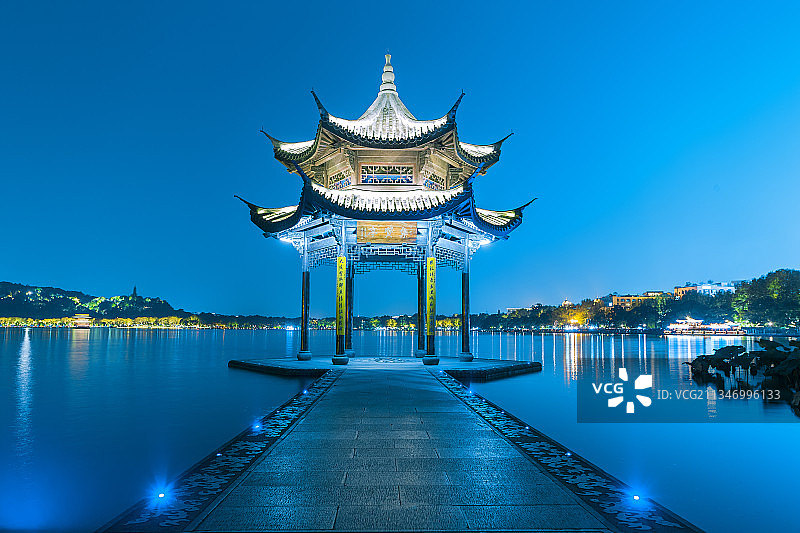 杭州湖滨公园图片素材