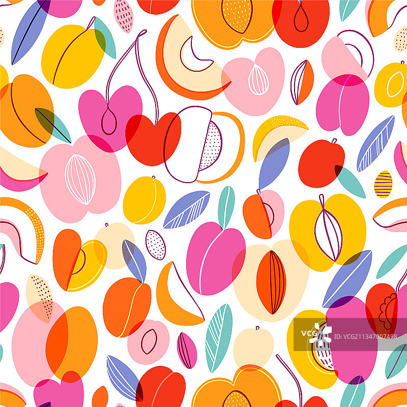 夏季石材水果图案图片素材