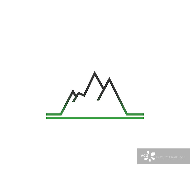 山峰图标logo设计图片素材