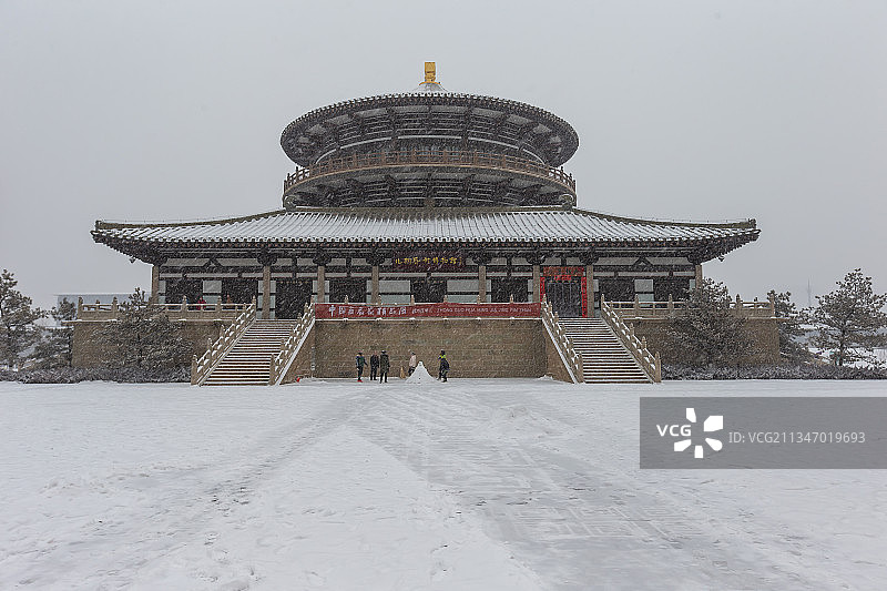 大同北魏明堂遗址公园图片素材