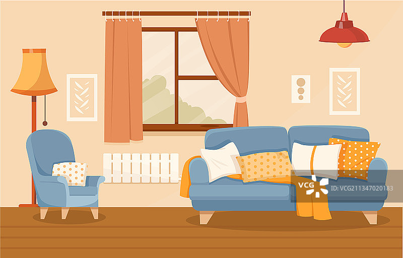 客厅内饰概念图片素材