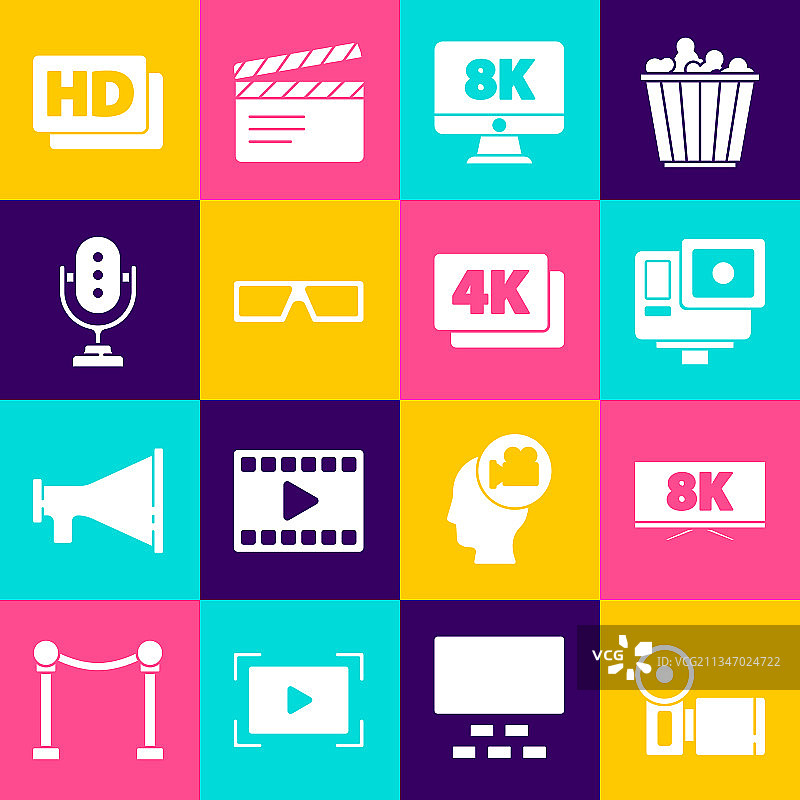 8K电影摄像机屏幕电视图片素材