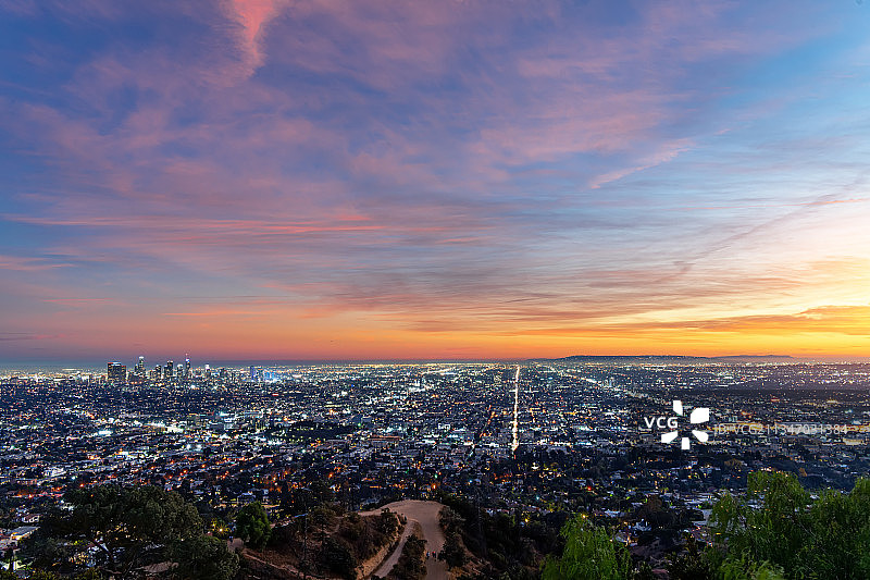 美国洛杉矶城市风光图片素材