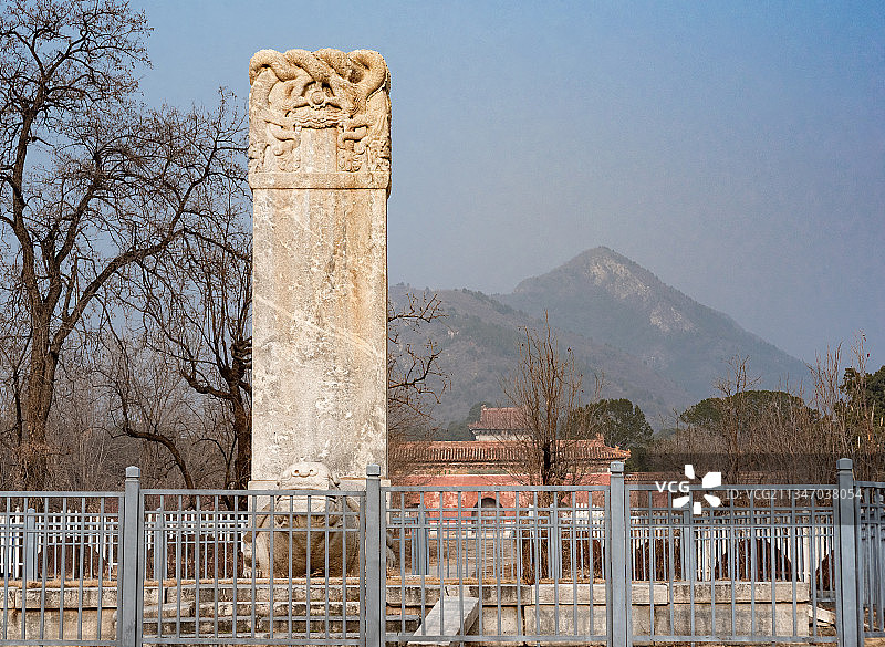 北京明十三陵永陵神功圣德碑图片素材