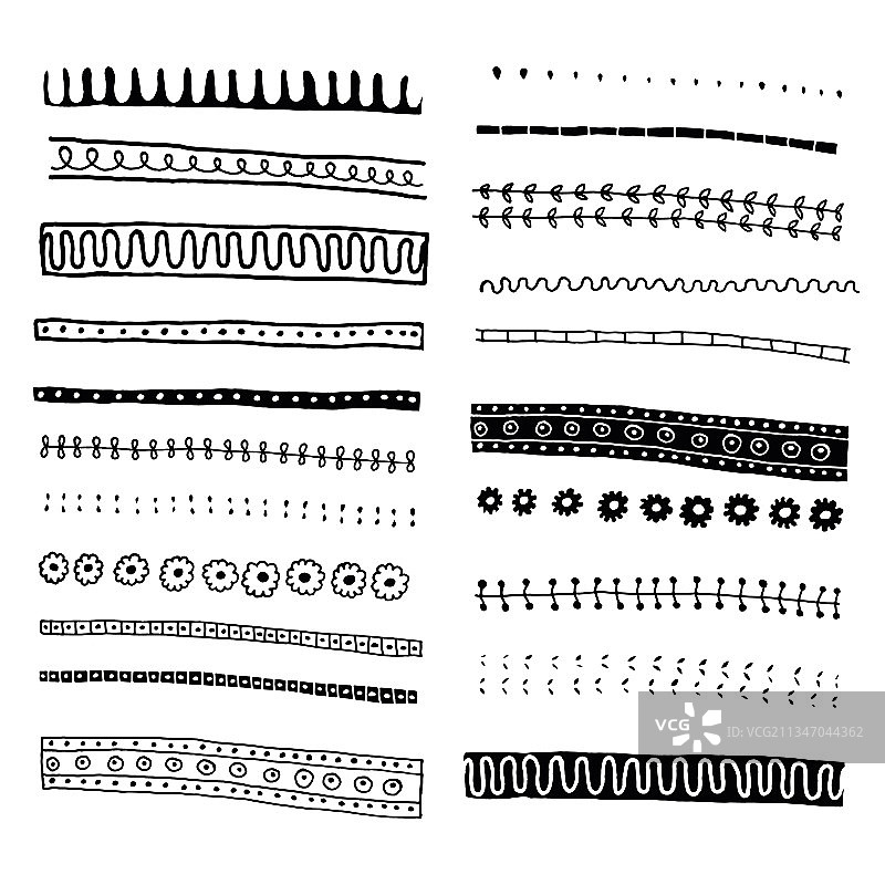 21款图案笔刷合集图片素材
