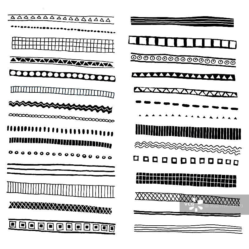 28款图案笔刷图片素材