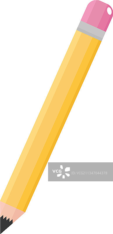 带橡皮的铅笔图片素材
