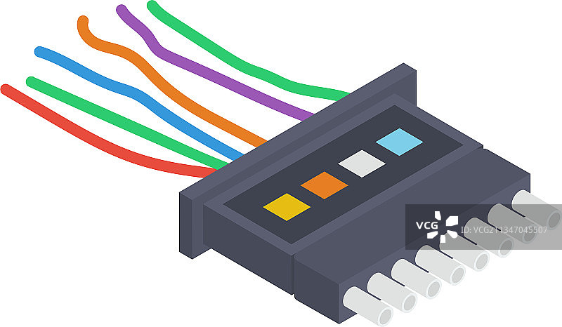 电源连接器插孔图片素材