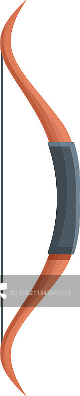 长弓图标卡通古代射箭图片素材