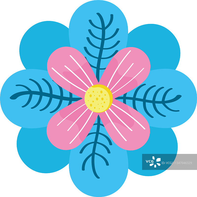 可爱的花朵图标图片素材