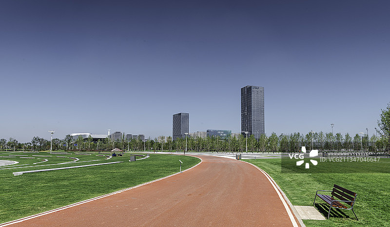 西安奥体广场景观图片素材