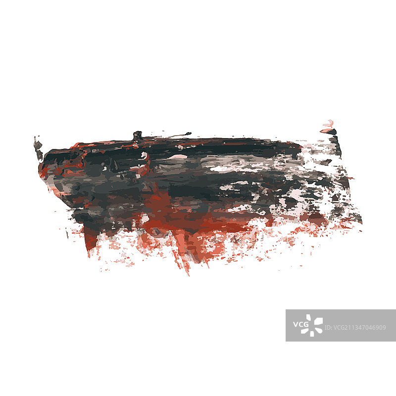 深黑色水彩墨水纹理图片素材