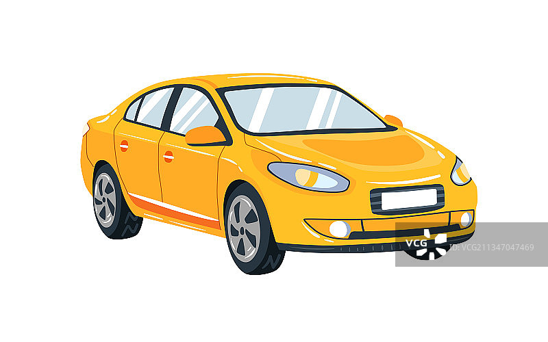 汽车出行旅游出游插画车辆加油车险安全海报图片素材