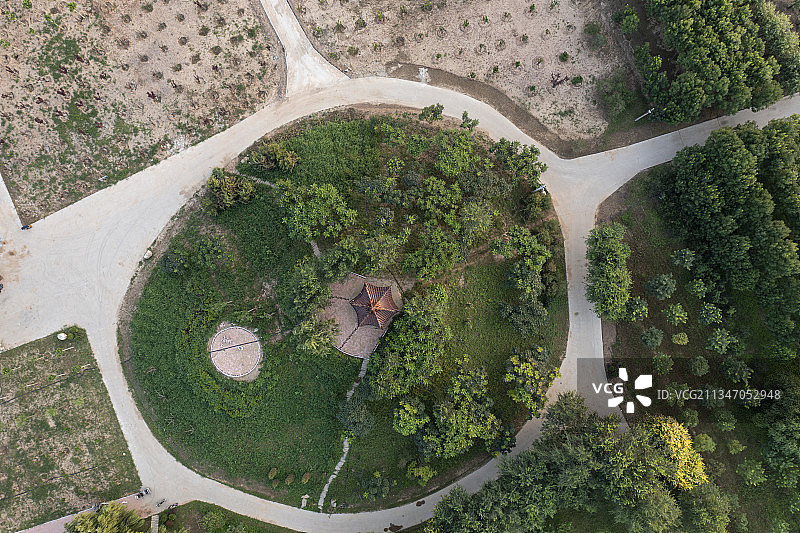 20210829中国 河北省 石家庄市 深泽县 滨河公园图片素材