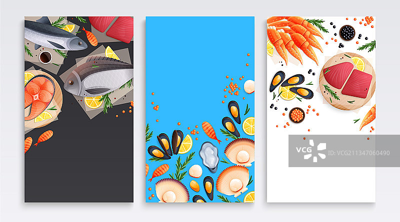 海鲜宣传海报合集图片素材