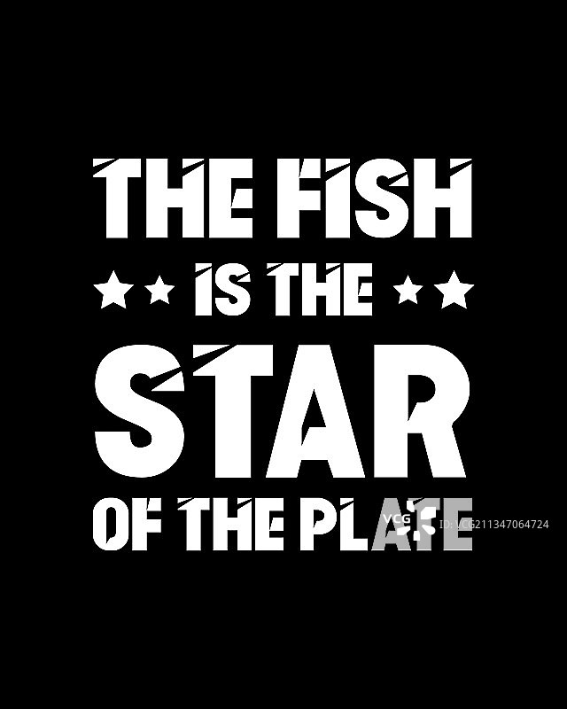 手绘星形盘鱼图片素材