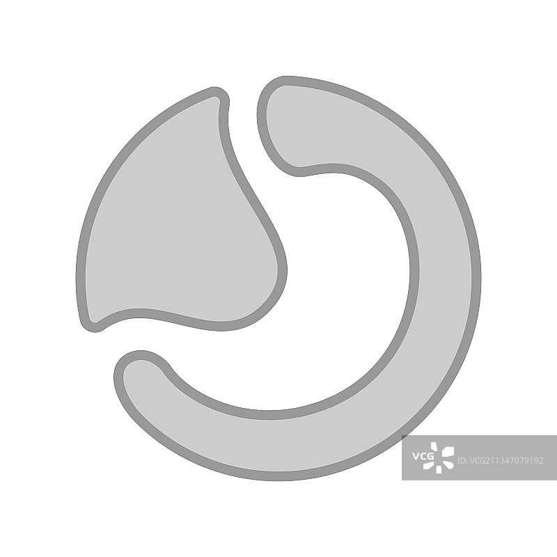 胃部线条图片素材