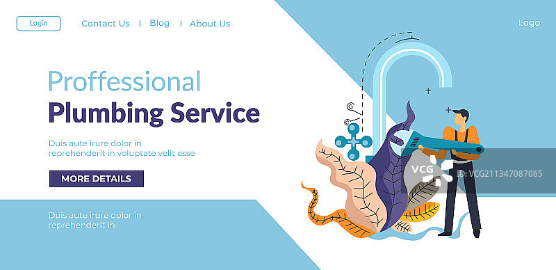 水管维修保养专家图片素材