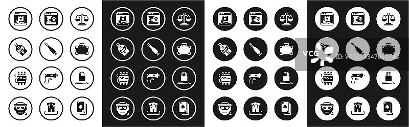 比例尺、正义、子弹、威士忌酒瓶图片素材