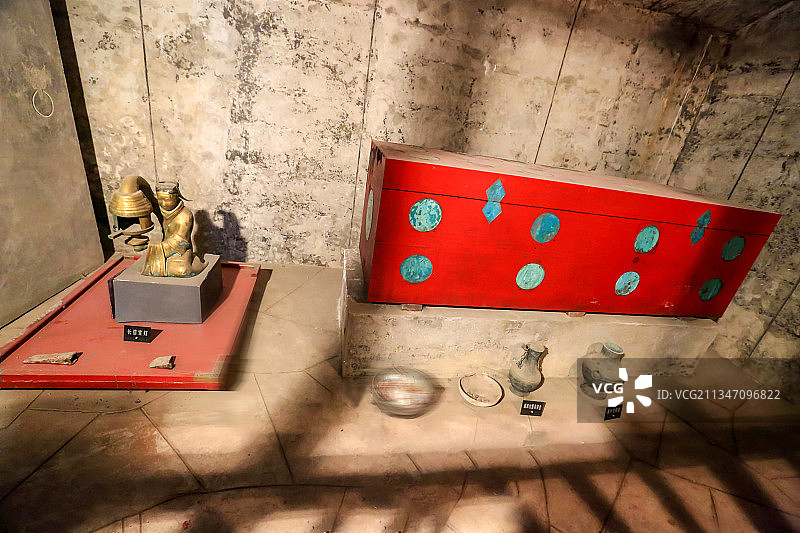 河北保定满城汉墓：后室图片素材