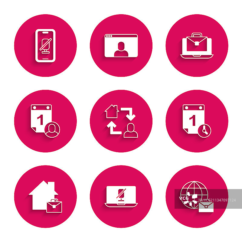 笔记本电脑上的在线静音麦克风图片素材