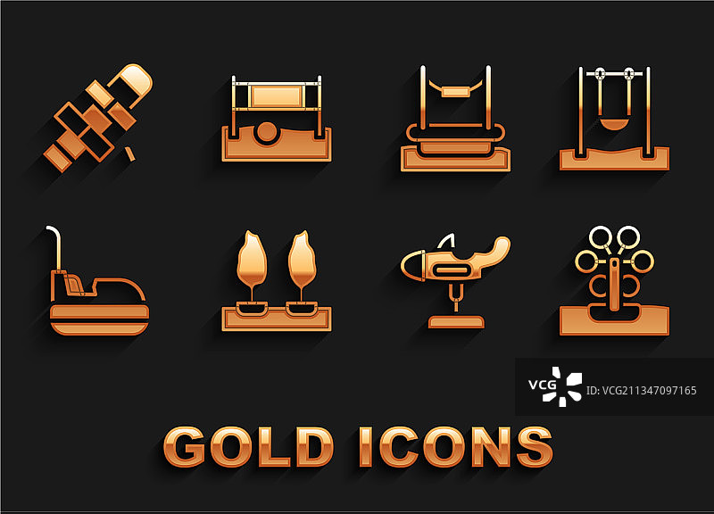 森林场景：秋千摩天轮飞机碰碰车图片素材