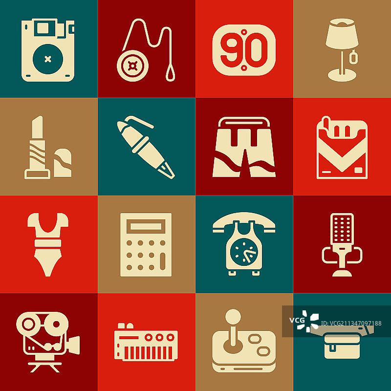 腰包香蕉麦克风香烟图片素材