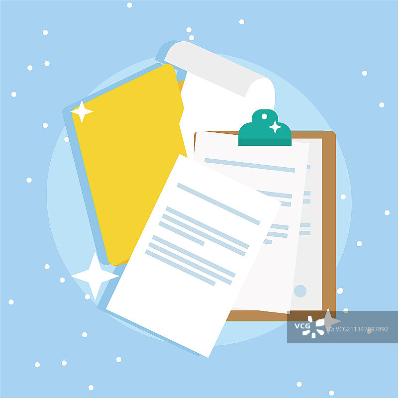 文件夹和清单图片素材