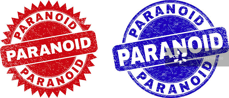 带有不洁感的偏执圆形和花环海豹图片素材