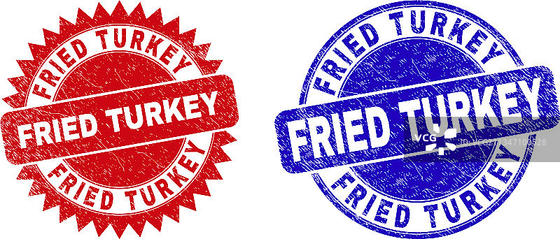 炸火鸡图片素材