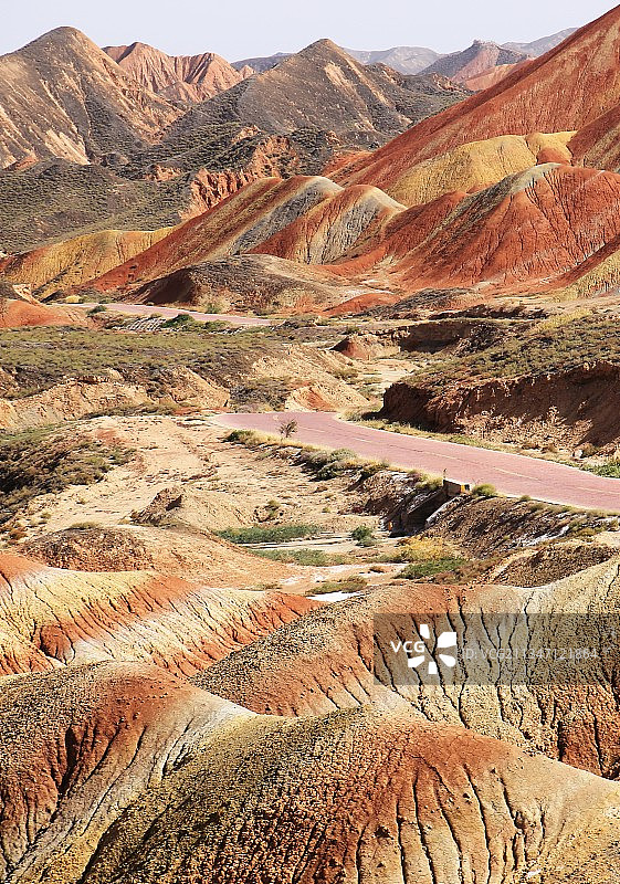 张掖丹霞国家地质公园美景图片素材