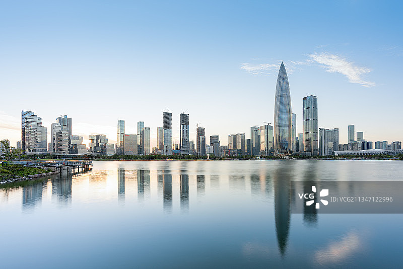 深圳人才公园城市天际线图片素材