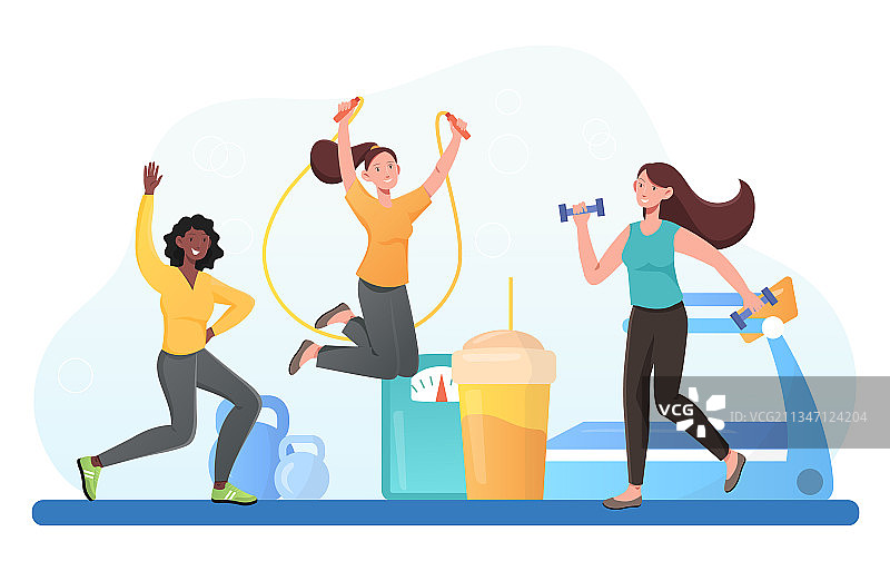 锻炼与营养图片素材