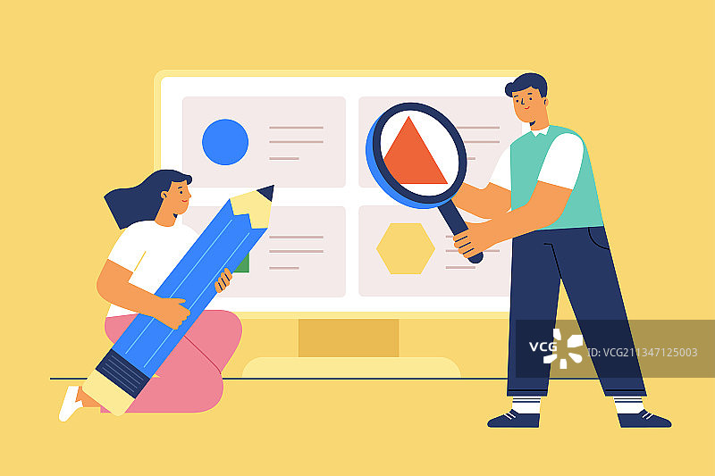 学生透过在线教育或课程学习图片素材