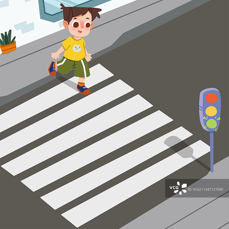 过马路图片素材