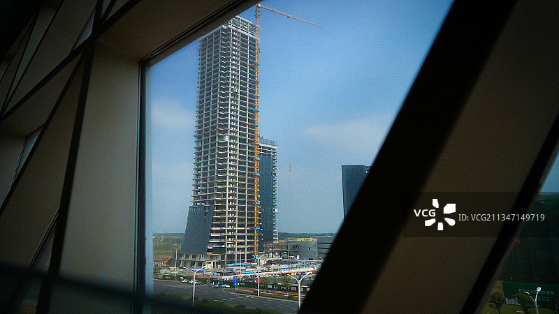 江西省吉安市吉州区高铁新区五指峰-会展中心图片素材