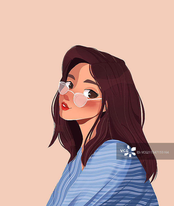 欧美头像图片素材