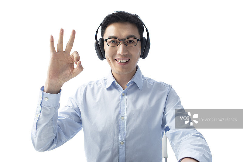 男老师网上授课图片素材